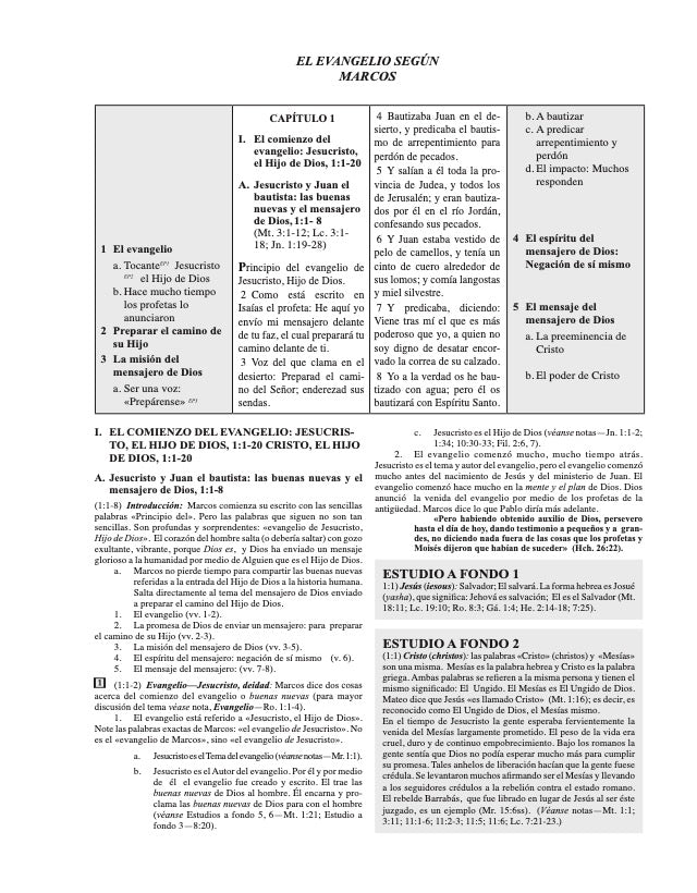 Biblia De Bosquejos Y Sermones: Marcos