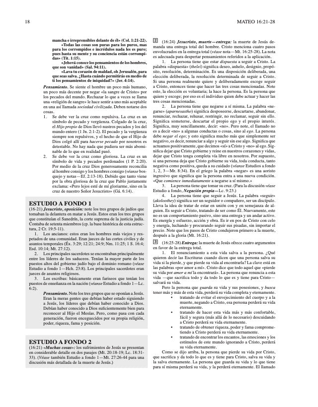 Biblia De Bosquejos Y Sermones: Mateo 16-28