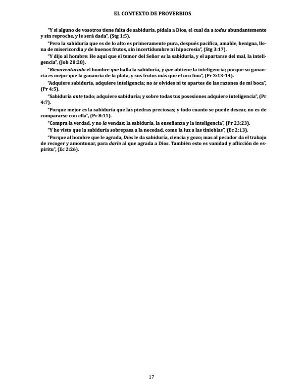 Biblia De Bosquejos Y Sermones: Proverbios