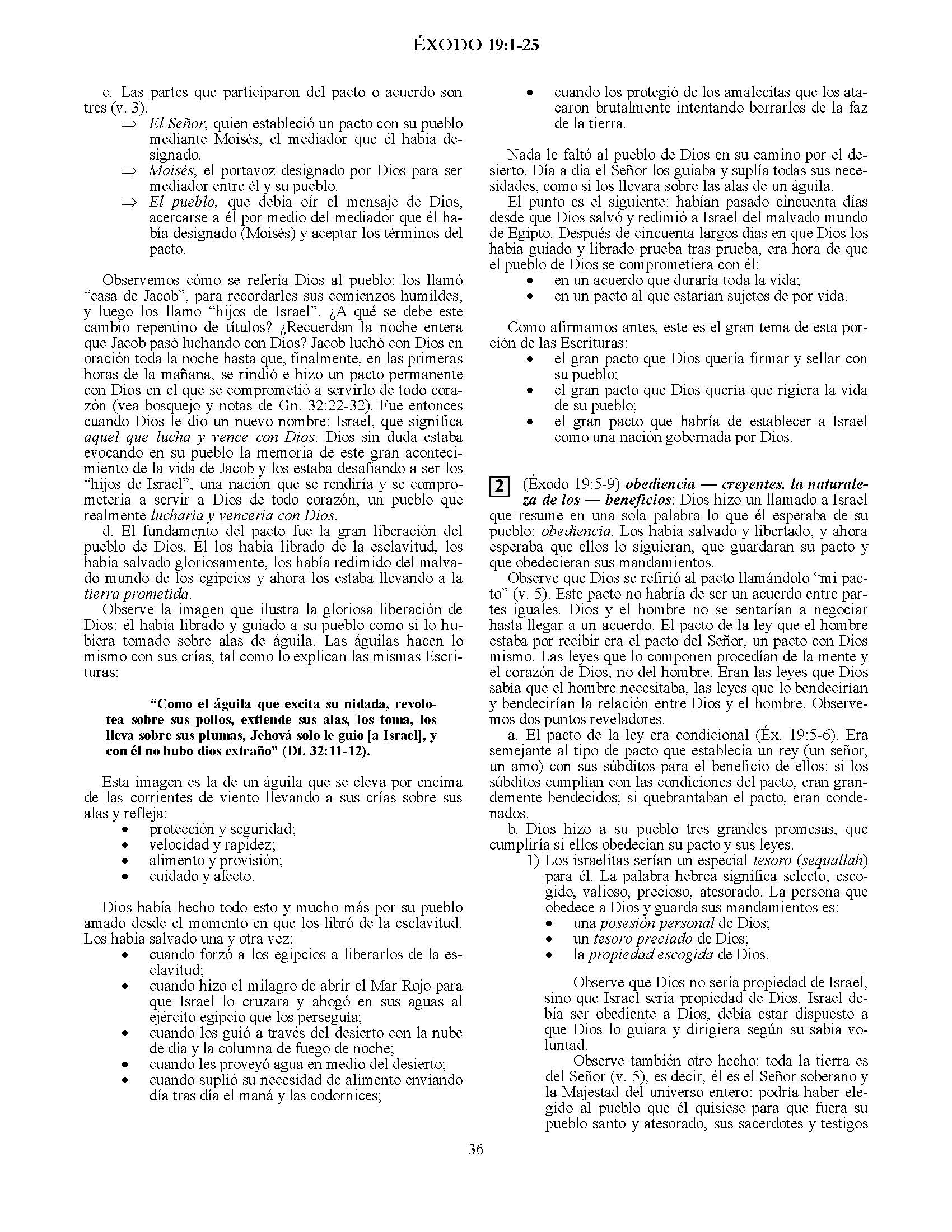 Biblia De Bosquejos Y Sermones: Éxodo 19-40 - Leadership Ministries Worldwide