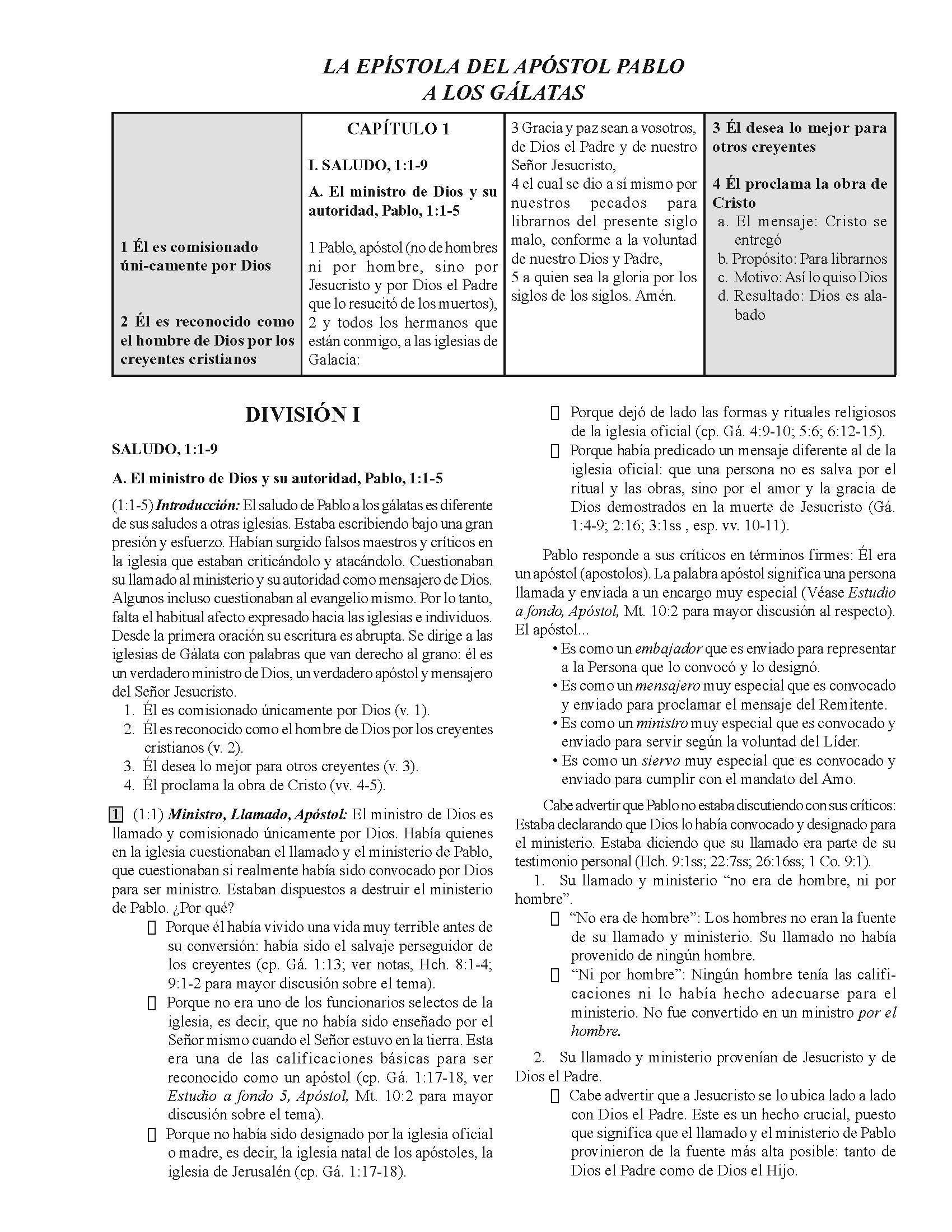 Biblia De Bosquejos Y Sermones: Gálatas – Colosenses - Leadership Ministries Worldwide