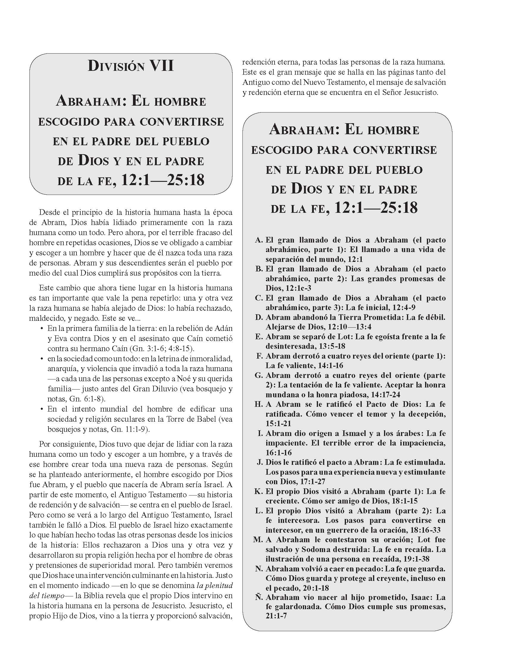 Biblia De Bosquejos Y Sermones: Génesis 12-40 - Leadership Ministries Worldwide
