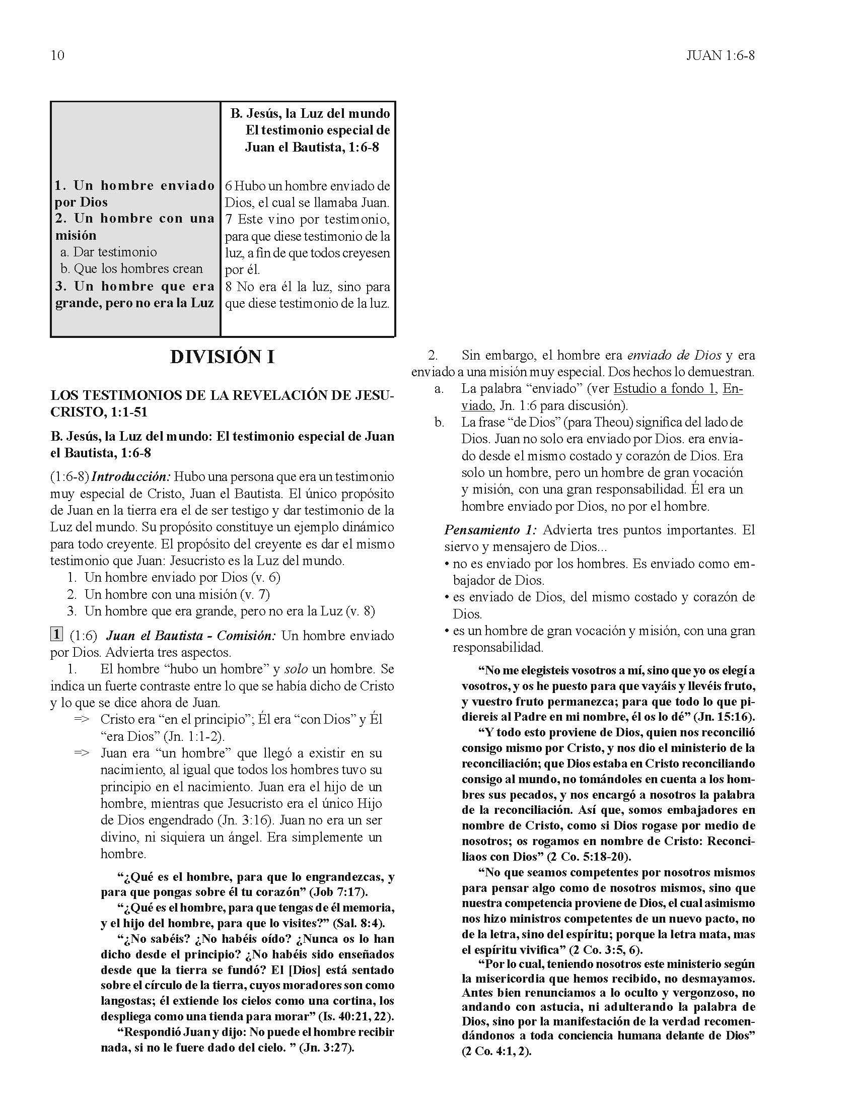 Biblia De Bosquejos Y Sermones: Juan - Leadership Ministries Worldwide