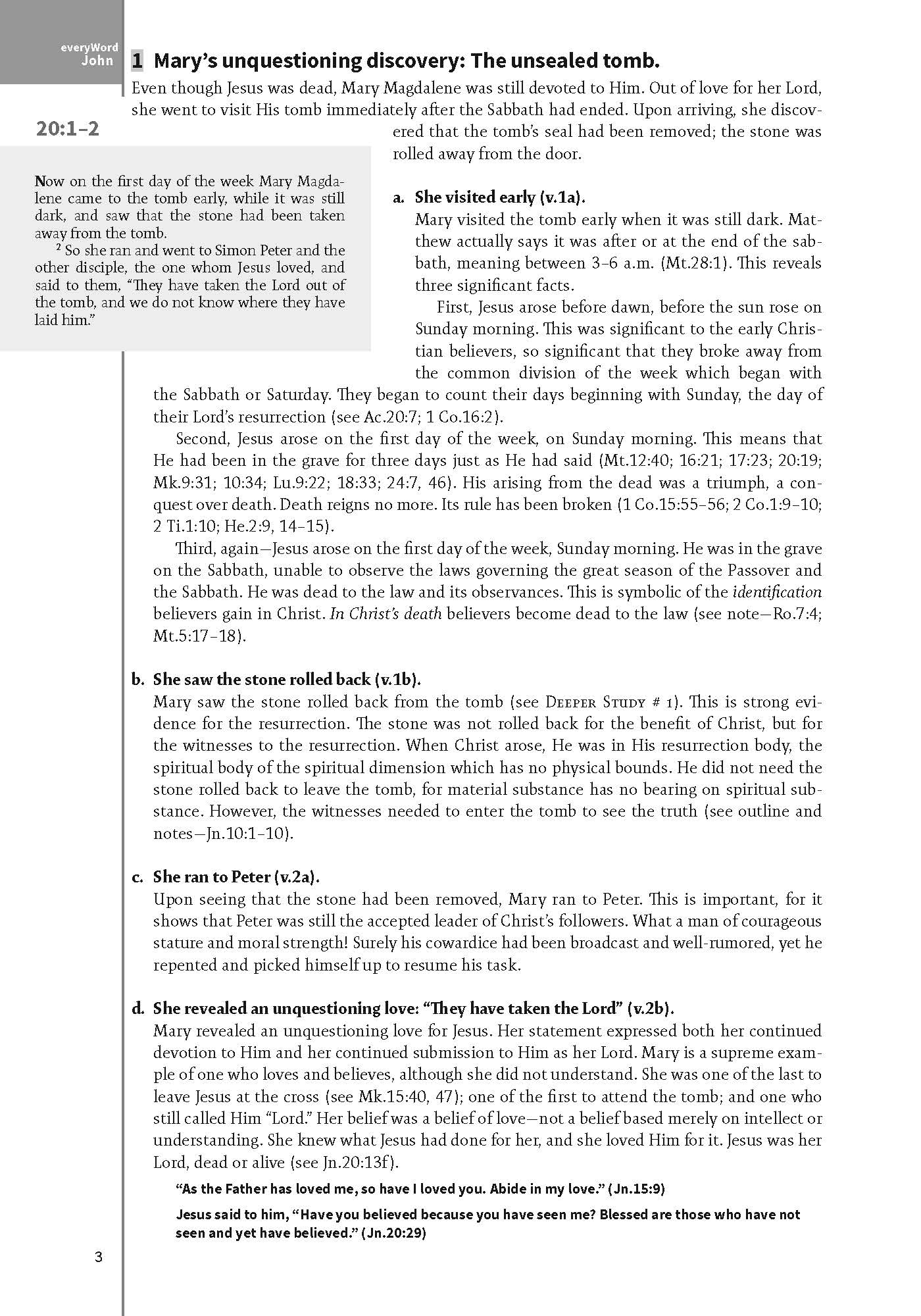 The Resurrection of Jesus: A Study of John 20 – 21 - Leadership Ministries Worldwide