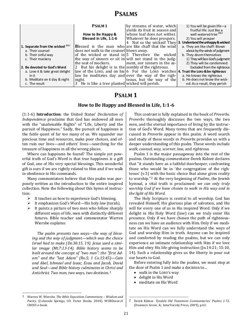 Psalms (ch. 1-41) (NIV Softcover) Vol. 15 - Leadership Ministries Worldwide