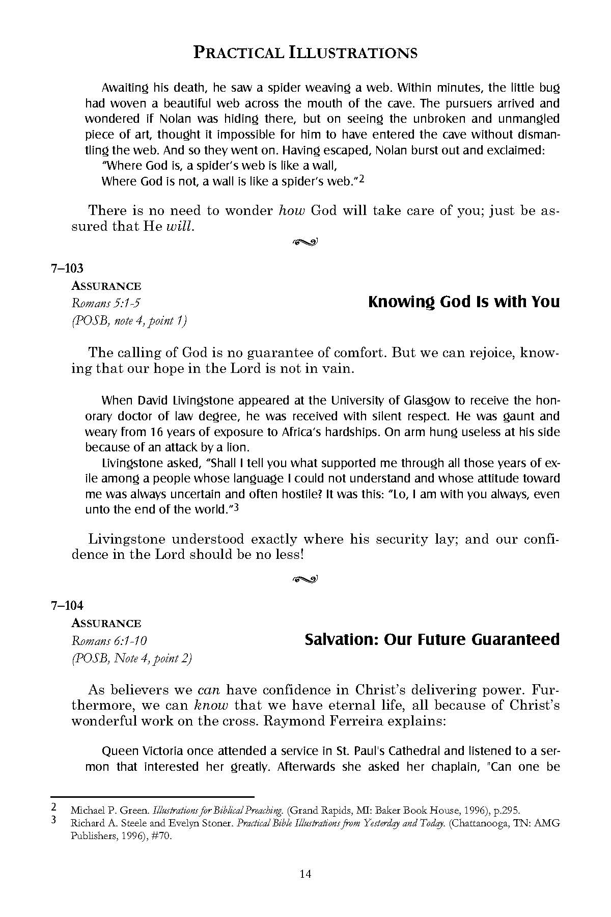 Practical Illustrations: Romans - Leadership Ministries Worldwide