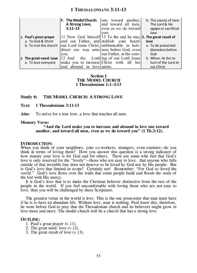 The Teacher's Outline & Study Bible: 1 & 2 Thessalonians - 2017 - Leadership Ministries Worldwide