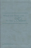 What the Bible Says to the Believer (Leatherette - Seagreen) - Leadership Ministries Worldwide