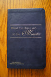 What the Bible Says to the Minister (Leatherette - Black)