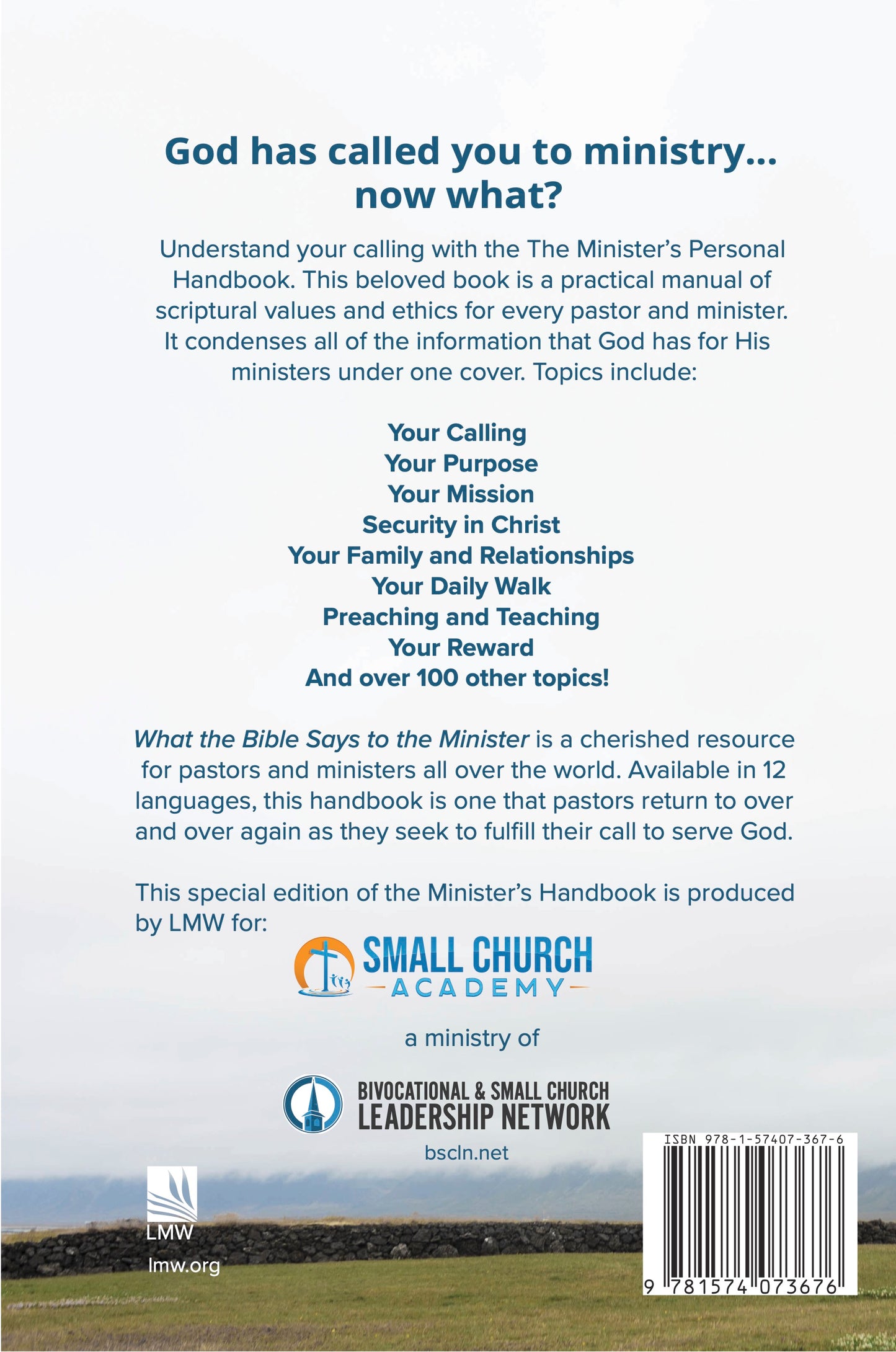 What the Bible Says to the Minister: Small Church Academy Edition