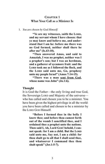 What the Bible Says to the Minister (Leatherette - Camel) - Leadership Ministries Worldwide