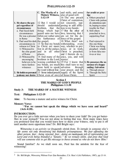 The Teacher's Outline & Study Bible: Philippians - 2017 - Leadership Ministries Worldwide